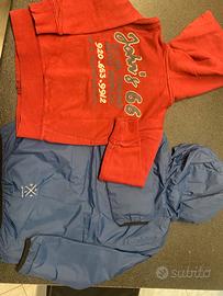 Felpa e giubbino garzati 3/4 anni