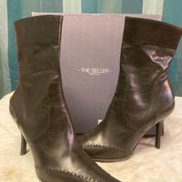 Stivaletti The Seller a punta in pelle nera tg.39