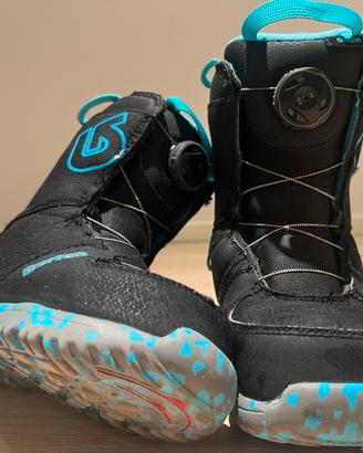 Scarponi snowboard burton grom boa 34 eu 3k us 2 k