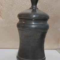 contenitore in peltro anni '50-'60