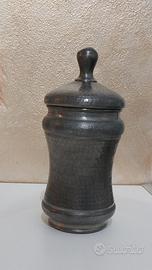 contenitore in peltro anni '50-'60