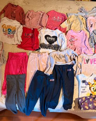23 capi d’abbigliamento per bambina 3/4 anni