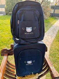 Valiagia piccola e zainetto hello kitty