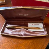 PENNA A SFERA AURORA PLACCATA ORO