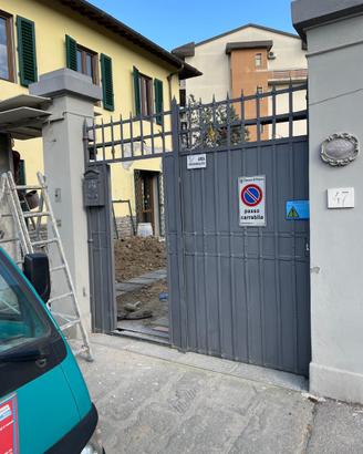 Cancello in ferro battuto