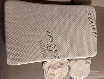 Materasso cuscino federa culla