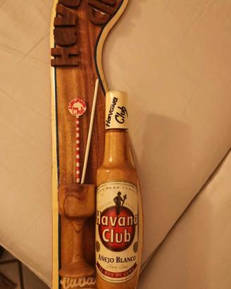 Pannello in legno a tema Havana Club