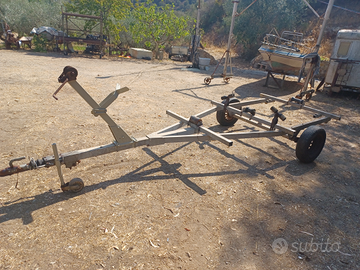 Carrello portabarca da alaggio xche nn omologato,,