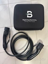 Cavo ricarica auto elettrica Type 2 22kW trifase