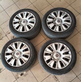Cerchi in ferro fiat tipo 16 pollici con borchie