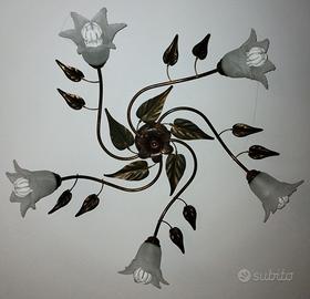 Lampadario a forma di fiori