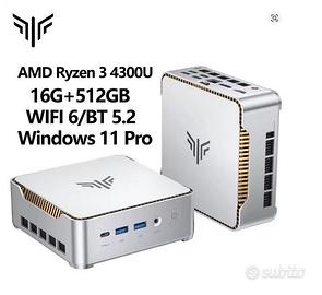 mini pc AMD RYZEN nuovo sigillato - windows 11