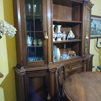 Mobile-Vetrina in legno massello anni 70'