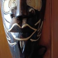 set di due oggetti in legno