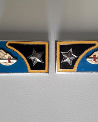 Coppia mostrine vintage artiglieria 