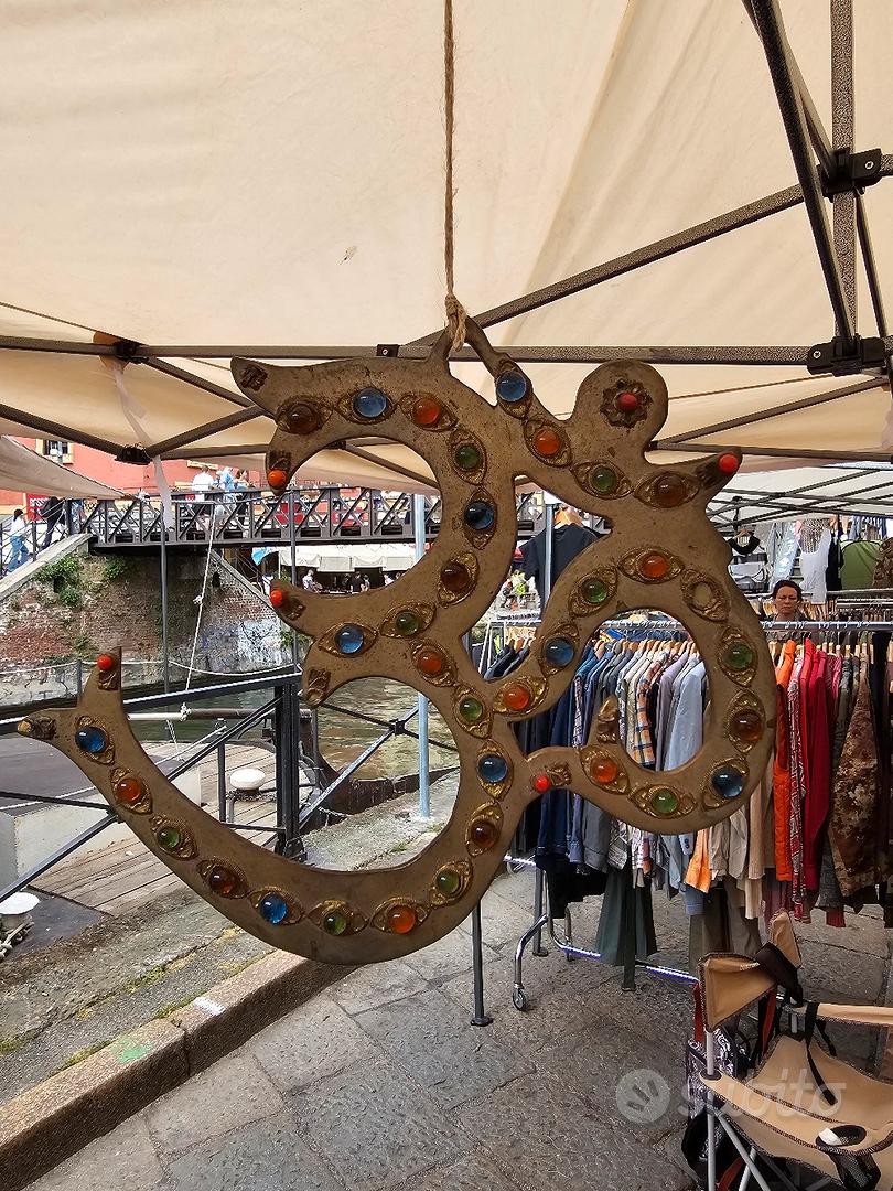 HTN - Decorazione Da Parete Creativa Kettle Benvenuta Sun Sun Flower Iron Ciondolo 8297735597628