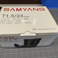 Samyang 24 mm T1.5 VDSLR II Manual Focus Video Len