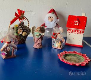 Lotto di Varie Decorazioni Natalizie