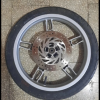 Ruota anteriore con disco scarabeo 100 4t 2009