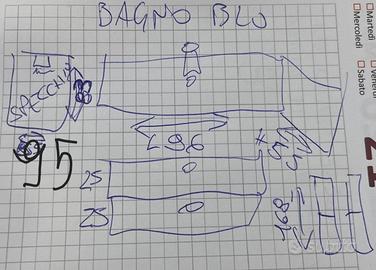 arredo bagno blu