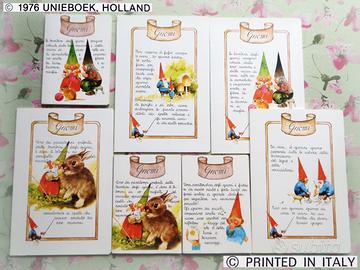 GNOMI Vintage 1980 Quaderni A4 A5 David Gnomo NEW!