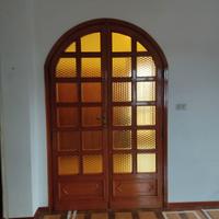 porta doppia a vetri in legno