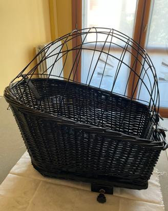 Cesto x bicicletta porta cani