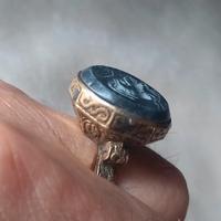 vecchio anello sigillo afghano mm 18,8