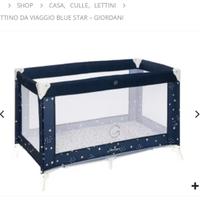 Lettino viaggio Giordani