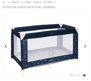 Lettino viaggio Giordani