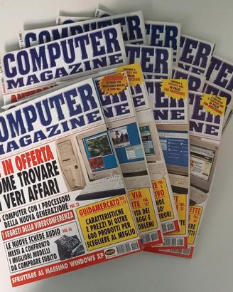 COMPUTER MAGAZINE 2001 collezione completa