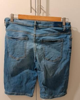 Pantaloncini jeans uomo lightblue