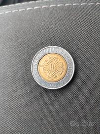 moneta centenario della banda d'Italia 500l