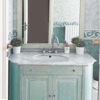 Mobile bagno marmo con specchiera