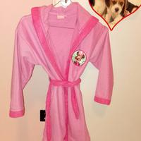 accappatoio bimba 7/8 anni