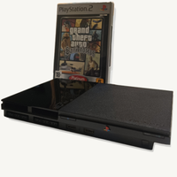 Playstation 2 slim con gioco e cavi