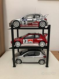 Display per 3 miniature 1:18