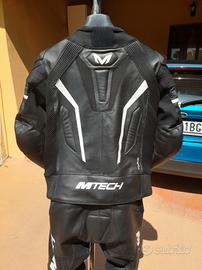 tuta moto 48 divisibile come NUOVA in pelle