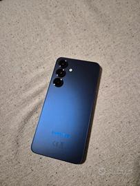 samsung s25 blu navy 256gb  + cover originale