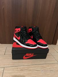 Jordan nere e rosse lucide