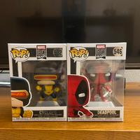 Funko Pop Marvel Cyclops 502 & Deadpool 546