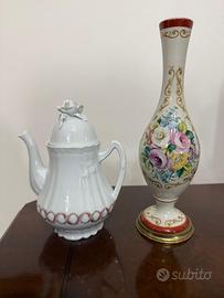 Antico vaso in porcellana