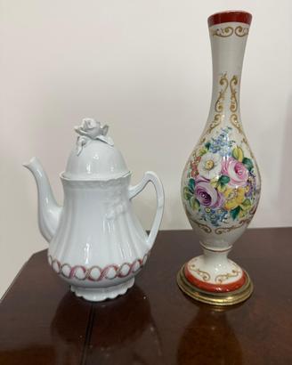 Antico vaso in porcellana