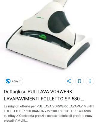 lava aspira folletto nuovo 