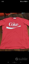 Maglia manica corta Coca cola Alcoot  taglia L 