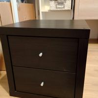 kallax Ikea con cassetti