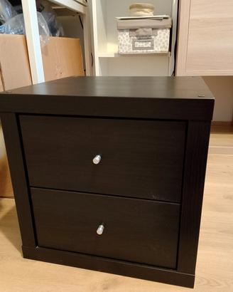 kallax Ikea con cassetti