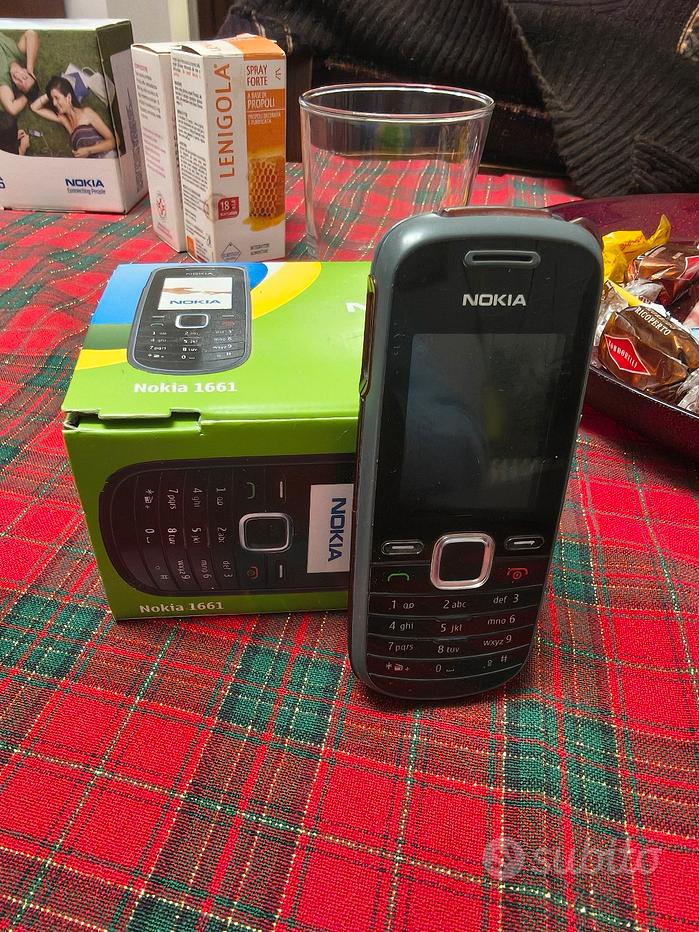 Nokia 1661 Originale Nero, Mai Usato, Aperto Solo Per Test, Pellicola Protettiva Ancora Attaccata, Senza SIM-lock
