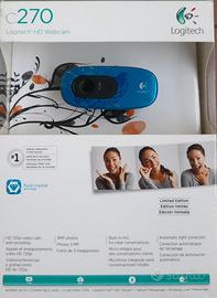 Logitech C270 Webcam HD HD 720p/30fps - Nuovo