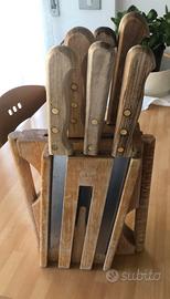 ceppo portacoltelli in legno